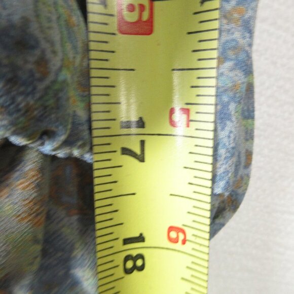 Jane and Delancey V-Neck Peasant Dress Size M 3/4 Sleeve Tiered Paisley - Picture 11 of 12